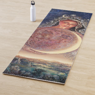 Tapis de yoga de déesse de lune