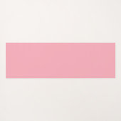 Tapis de yoga de Fishers Island – Blanc/Rose (Dos (Horizontal))