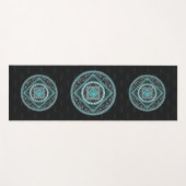 Tapis de yoga de mandala de Verseau (Devant (Horizontal))