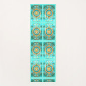 Tapis de yoga de mandala hypnotique (Devant)