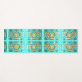 Tapis de yoga de mandala hypnotique (Devant (Horizontal))