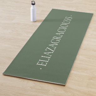 Tapis de yoga de méditation calme personnalisé ave