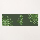 Tapis de yoga de Namaste mandala (Devant (Horizontal))