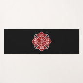 Tapis de yoga de sapeur-pompier (Devant (Horizontal))