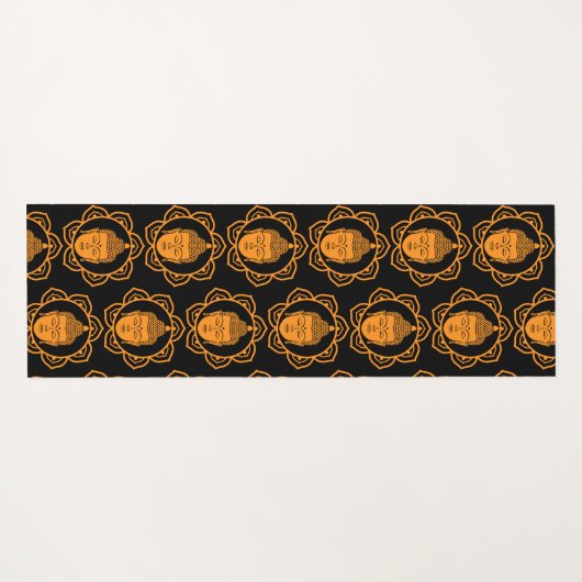 Tapis De Yoga Décor bouddhiste (Dos (Horizontal))