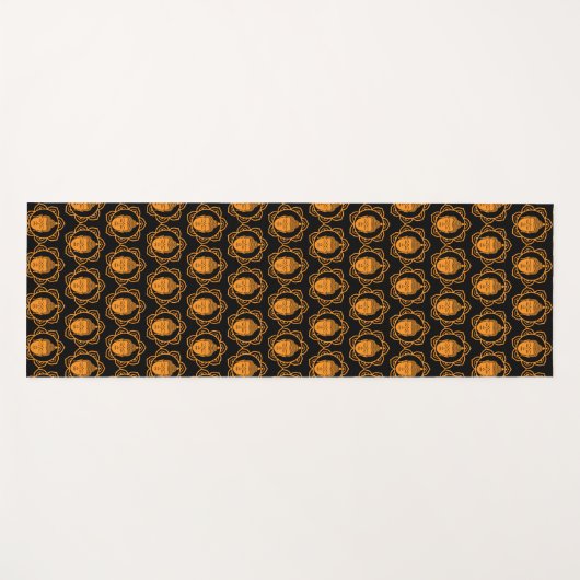 Tapis De Yoga Décor bouddhiste (Devant (Horizontal))