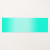 Tapis De Yoga Décor vert moderne Aquarelle été nature (Devant (Horizontal))