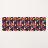 Tapis De Yoga Découpes Triangle Modernes (Devant (Horizontal))