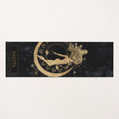 Tapis De Yoga Déesse du Zodiaque | Astrologie de la bibliothèque (Devant (Horizontal))