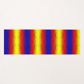 Tapis De Yoga Dégradé Abstrait (Devant (Horizontal))