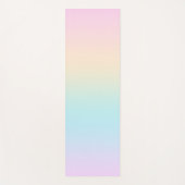 Tapis De Yoga dégradé de couleur pastel (Devant)
