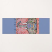 Tapis de yoga d'éléphant d'Asie (Devant (Horizontal))
