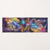 Tapis De Yoga Delta de la dualité OM (Devant (Horizontal))