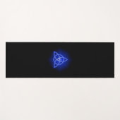 Tapis de yoga d'énergie hydraulique de Triquetra (Devant (Horizontal))