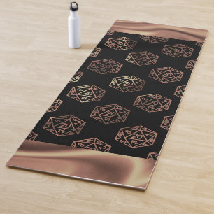Tapis De Yoga Dés RPG Imaginaire cuivre Retro Tabletop PnP Gam