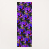 Tapis De Yoga Design Abstrait Bleu Et Violet (Devant)