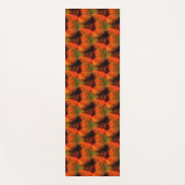 Tapis De Yoga Design Brown Et Orange Abstrait (Devant)