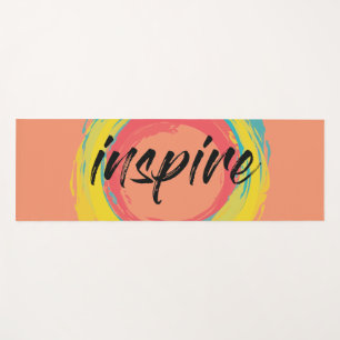 Tapis De Yoga Design cool coloré, amusant, moderne et dynamique 