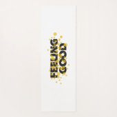 Tapis De Yoga Design moderne, ludique, gai du Feeling Good (Dos)