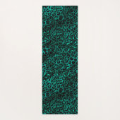 Tapis De Yoga Design turquoise et Gold Leopard Series 5 (Dos)