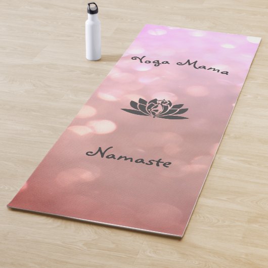 Tapis De Yoga Design Yoga Mama Namaste (En situation)