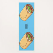 Tapis De Yoga dessin animé de Burrito (Devant)