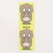 Tapis De Yoga Dessin d'adorable hamster (Dos)