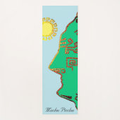 Tapis De Yoga Dessin de Machu Picchu de style moderne (Devant)