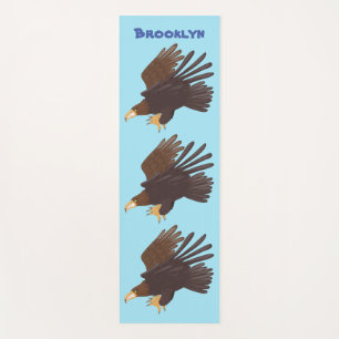 Tapis De Yoga dessin humoristique d'aigle royal