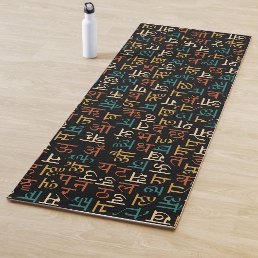 Tapis De Yoga Devanagari (En situation)