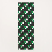 Tapis De Yoga diagonale vert foncé (Devant)