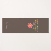 TAPIS DE YOGA DIEU EST EN ELLE QU'ELLE N'ÉCHOUERA PAS (Devant (Horizontal))