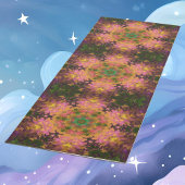 Tapis De Yoga Digital Mandala rose jaune et vert