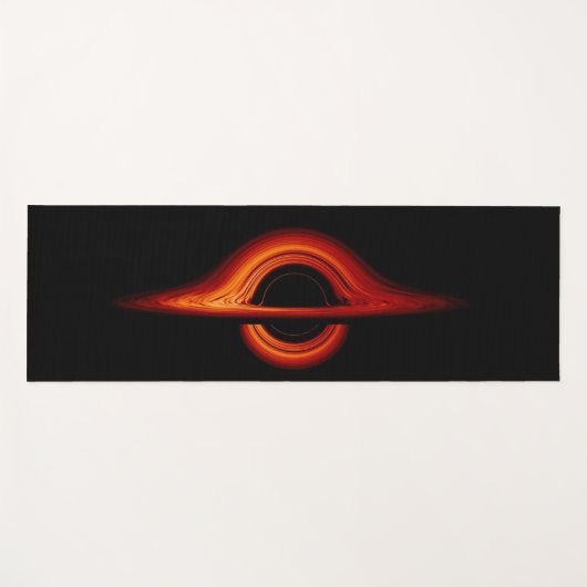 Tapis De Yoga Disque d'acccrétion de trou noir (Devant (Horizontal))