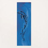 Tapis De Yoga Dolphine bleue (Devant)