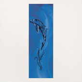 Tapis De Yoga Dolphine bleue (Dos)