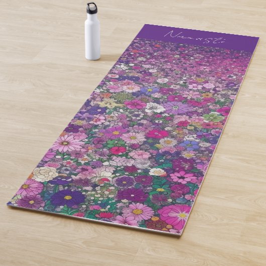 Tapis De Yoga Domaine de Fleur sauvage (En situation)