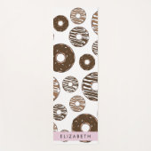Tapis De Yoga Donuts Au Chocolat, Donuts Au Caramel, Glace, Votr (Devant)