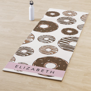 Tapis De Yoga Donuts Au Chocolat, Donuts Au Caramel, Glace, Votr