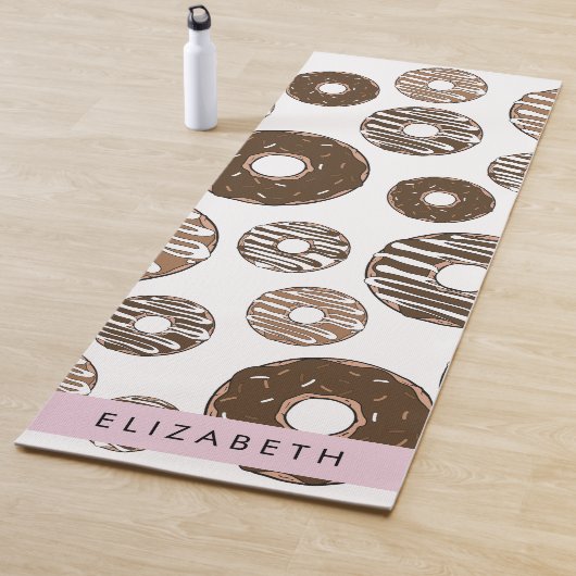 Tapis De Yoga Donuts Au Chocolat, Donuts Au Caramel, Glace, Votr (En situation)