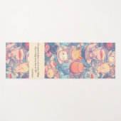 Tapis De Yoga Doodle adorable Tea Party (Devant (Horizontal))