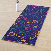 Doodle amusant aux formes colorées et vives