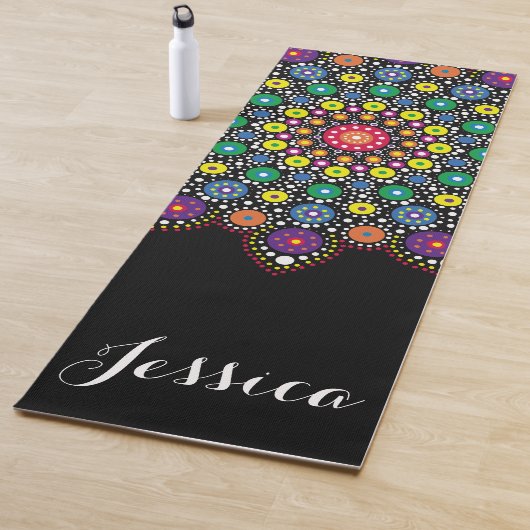 Tapis De Yoga Dot Mandala Yoga Mats (En situation)