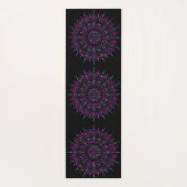 Tapis De Yoga Dot Turquoise et pourpre Mandala Yoga Mat (Dos)