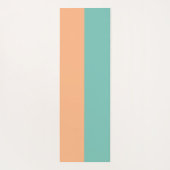Tapis De Yoga Double Aqua Orange Pastel Yoga Mat (Dos)