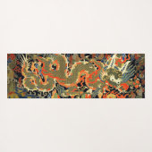 Tapis De Yoga Dragon asiatique chinois Art coloré (Dos (Horizontal))