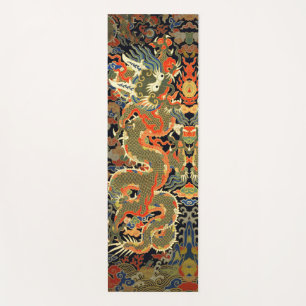 Tapis De Yoga Dragon asiatique chinois Art coloré