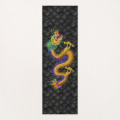 Tapis De Yoga Dragon chinois d'or (Devant)