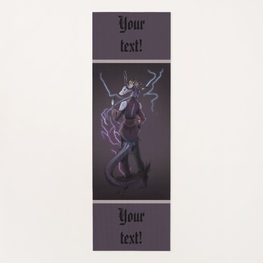 Tapis De Yoga Dragon de Foudre (Devant)