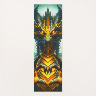 Tapis De Yoga Dragon et Mains du Coeur